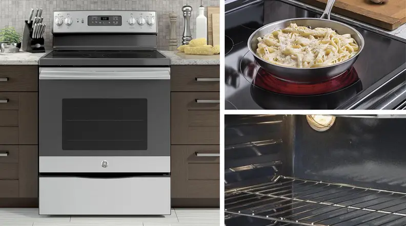 Best Affordable Electric Range: GE JB655SKSS