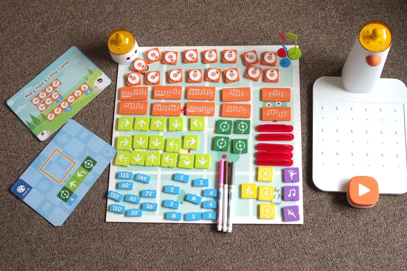 The Matatalab Pro Set includes a ton of movement, music, and control coding pieces.