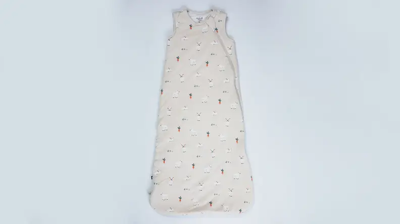 The Kyte Baby sleep sack on a gray background