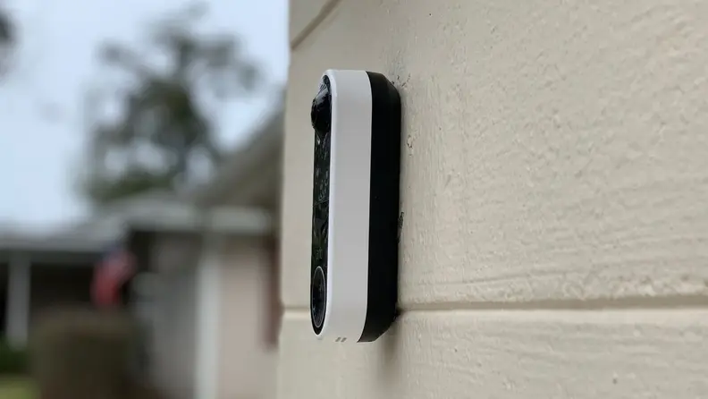 The Arlo Essential has a wider range of view than many other video doorbells.