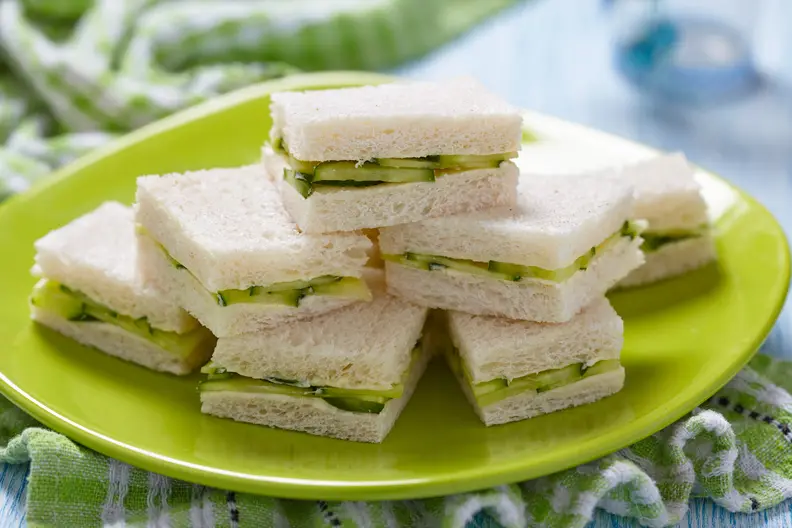 Cucumber sandwiches