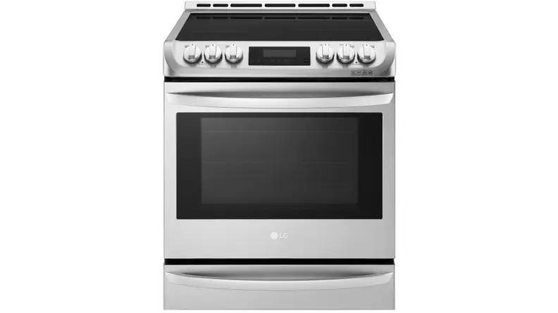 The  LG LSE4617ST induction range.