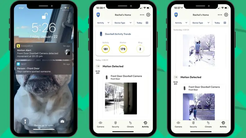 Kangaroo Home Security app