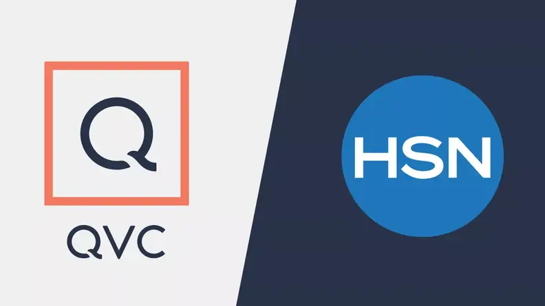 qvc and hsn logos side by side.