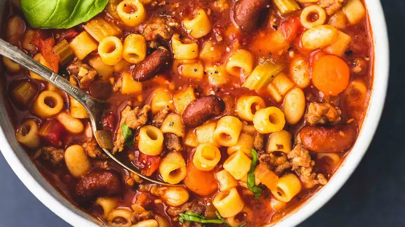 Instant Pot Pasta e Fagioli Soup