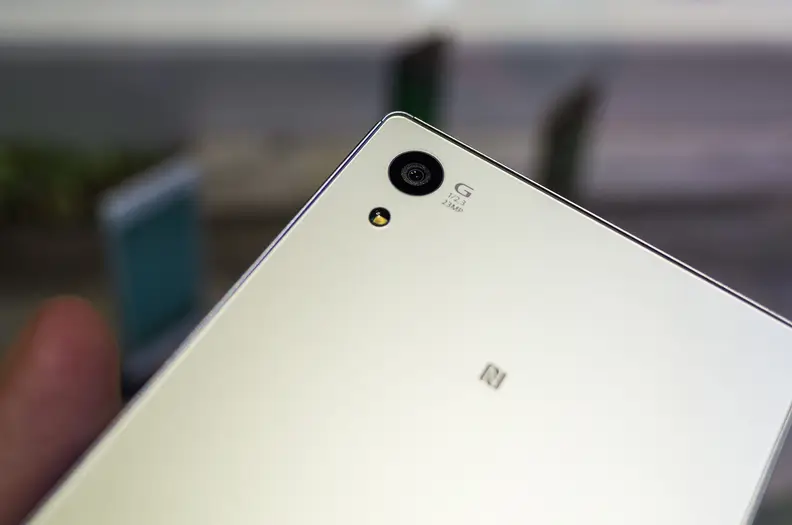 The Z5's camera module is a new 23-megapixel Exmor RS chip backed up by Sony's Bionz processor.