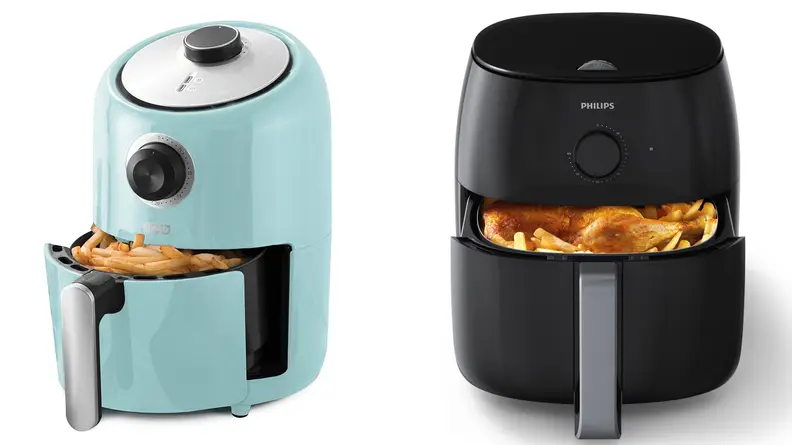 Two air fryers