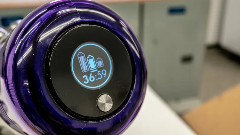 Dyson cordless vacuums last around 40-60 minutes on the lowest settings.