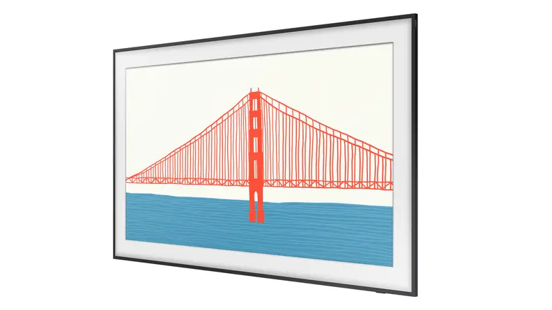 The Samsung Frame looks like a traditional painting, but it's actually a television made to display fine art in 4K while not in use as a TV.