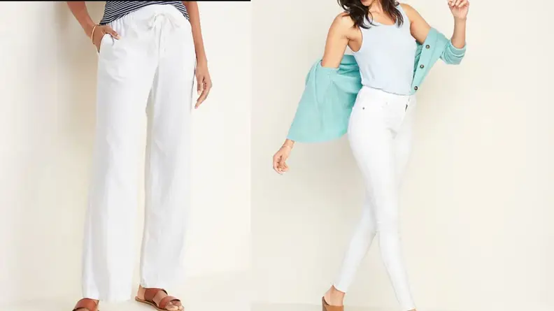 white pants