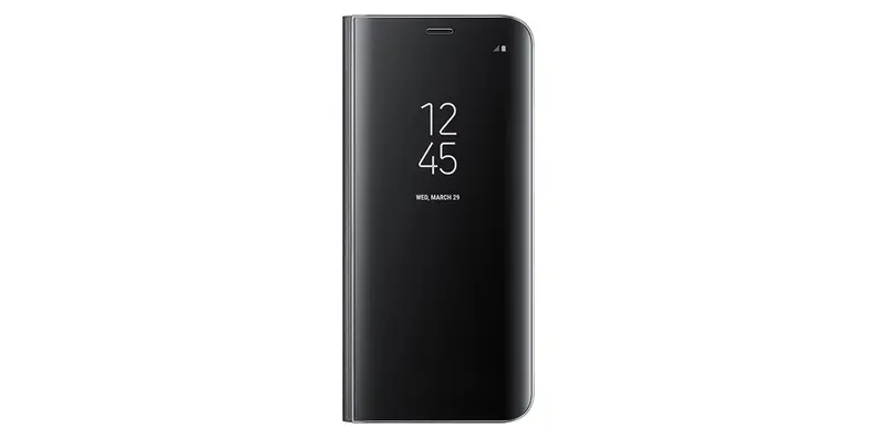 The Samsung S-View case essentially mirrors your lockscreen notifications on the case's cover.