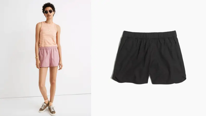 elastic waist short