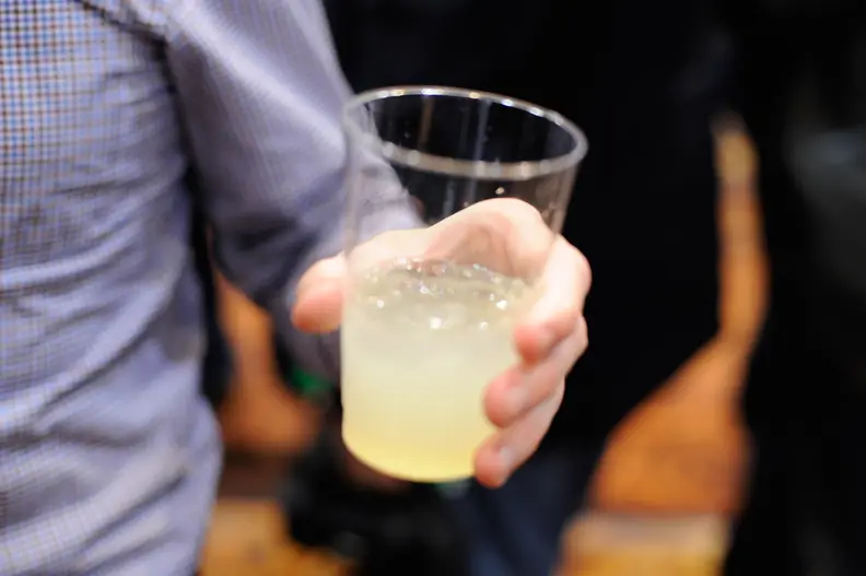 A margarita made by Somabar