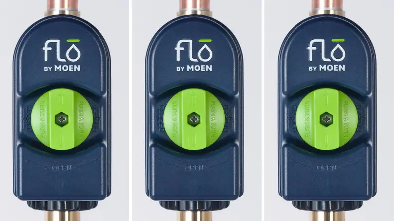 Flo by Moen monitors the water use in your house. If it detects a leak, it turns off the water.