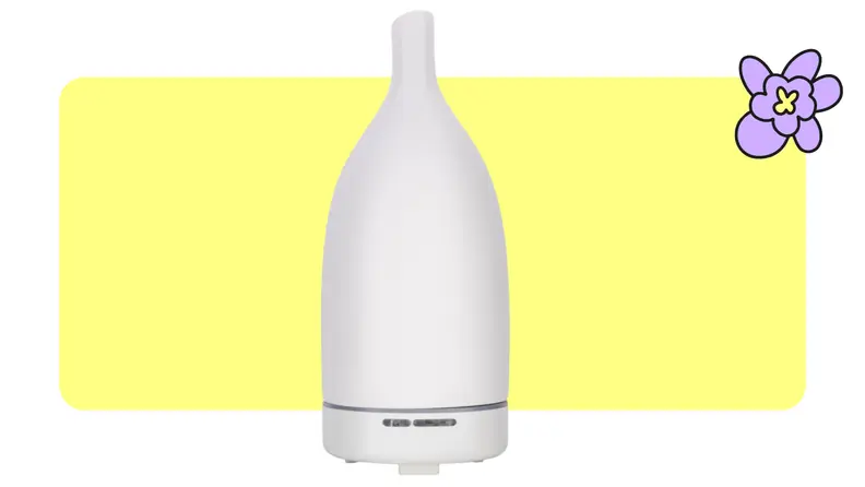 white Saje oil diffuser