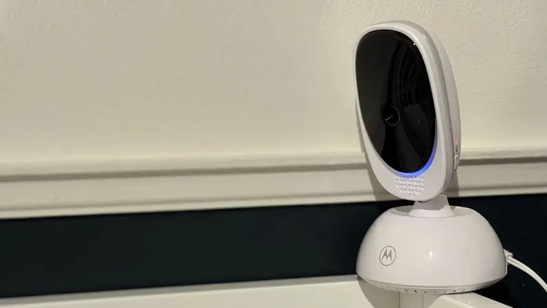 A shot of the baby monitor's camera.