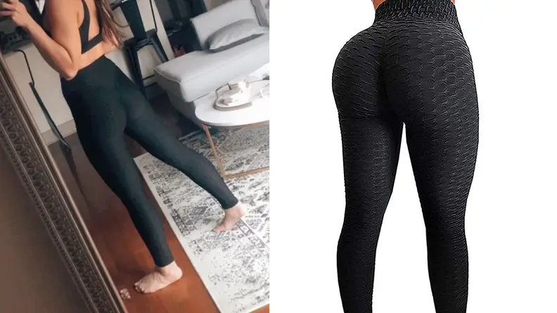 Amanda in TikTok leggings