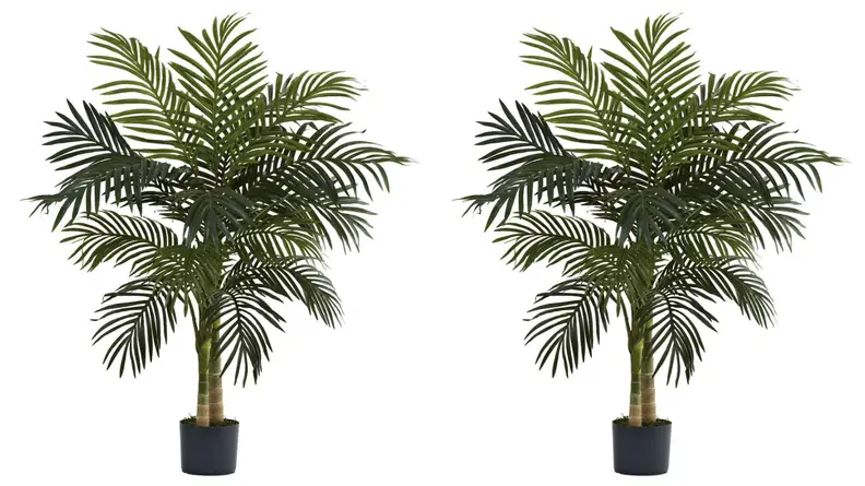 Two Artificial plants