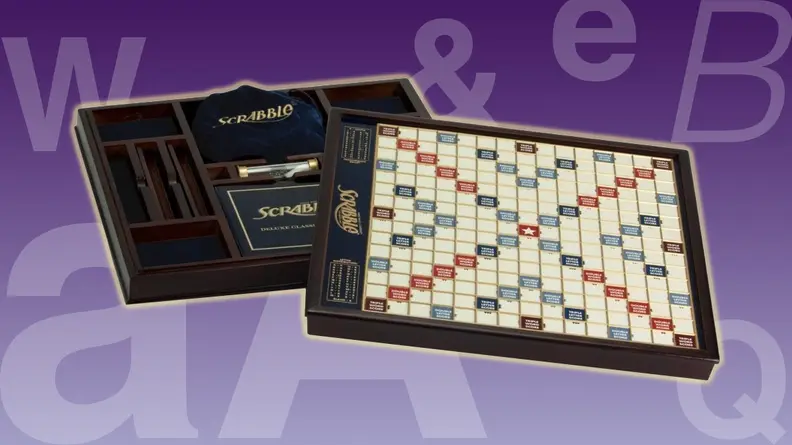 Best gifts for dad: Winning Solutions Scrabble Deluxe wooden edition