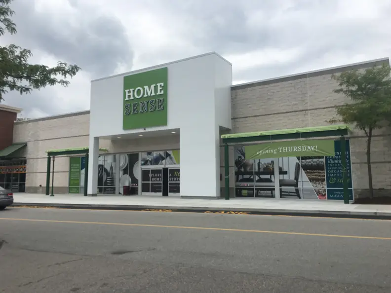 Outside of Homesense store in Framingham, MA