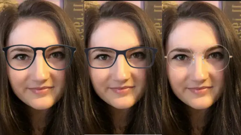 Madison wearing GlassesUSA
