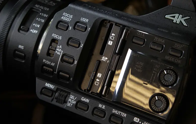 Featuring dual SD ports, it should be more difficult to run out of storage space—even when shooting in 4K.