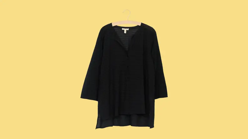 Black Eileen Fisher tunic.