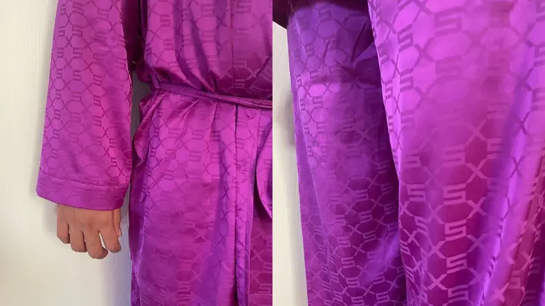 Savage X Fenty men's sleepwear in purple.