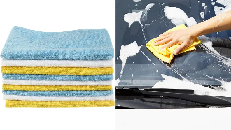AmazonBasics Microfiber Cleaning Cloths