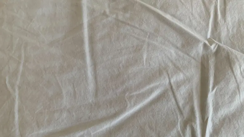 The Riley pillowcase shows the pattern of the pillow inside it.