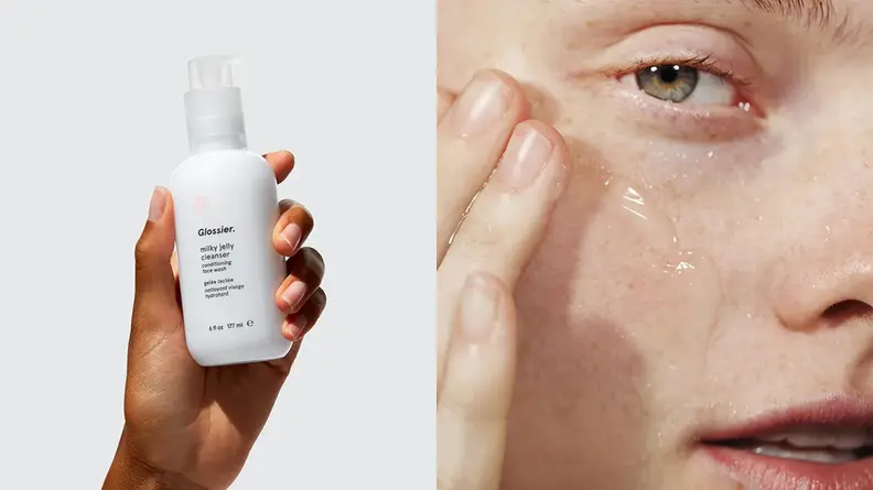 The Glossier Milky Jelly Cleanser.