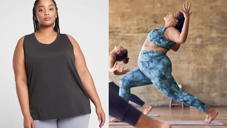 Athleta plus-sized workout clothes