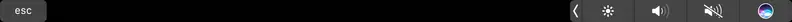 Press shift + command + 6 to capture a screenshot of the Touch Bar
