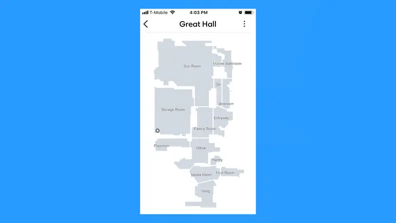 The Smart Map allows you to clean only the rooms you want.