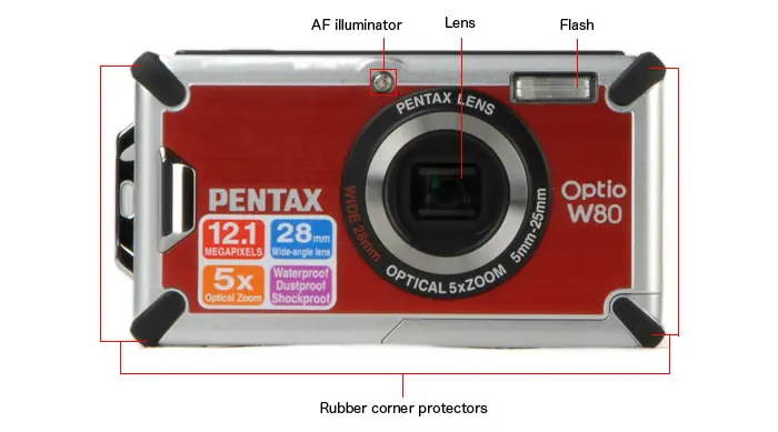 Pentax Optio W80 Digital Camera Review - Reviewed