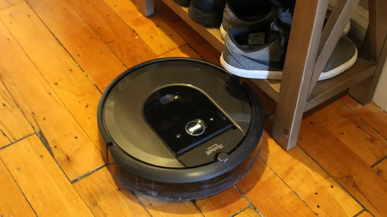 The Roomba definitely won't sneak up on you...