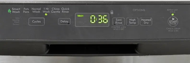 Kenmore 13093 front control panel