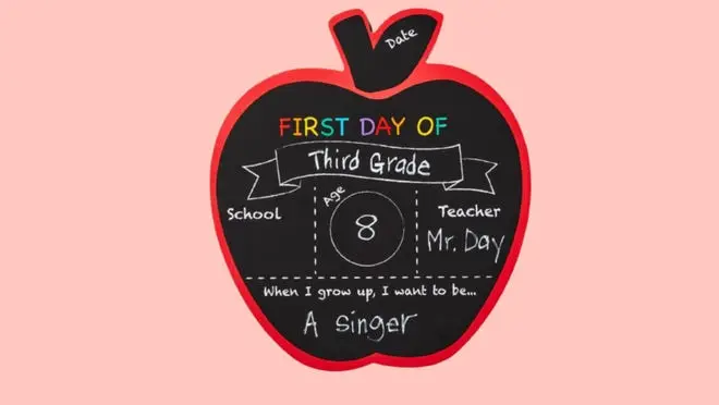 back to school sign