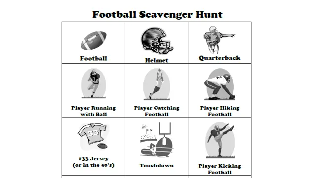 Their favorite sport can serve as inspiration hunt for a scavenger hunt.