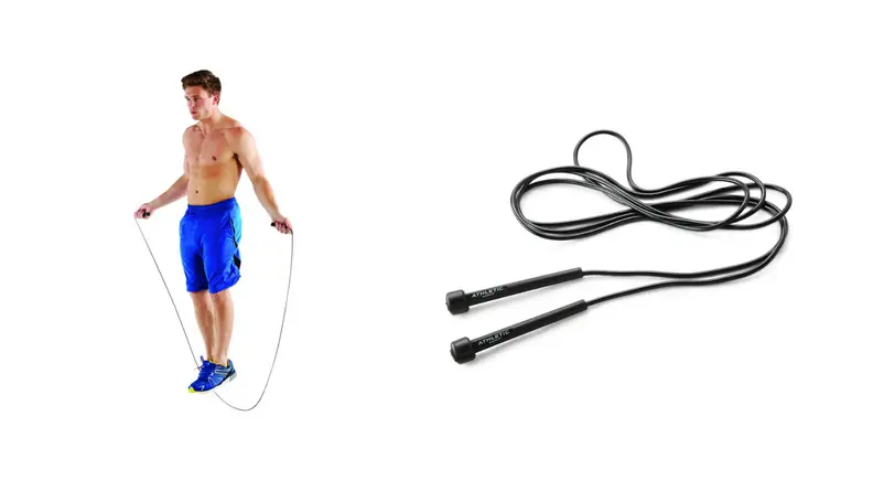 Man jumping rope.
