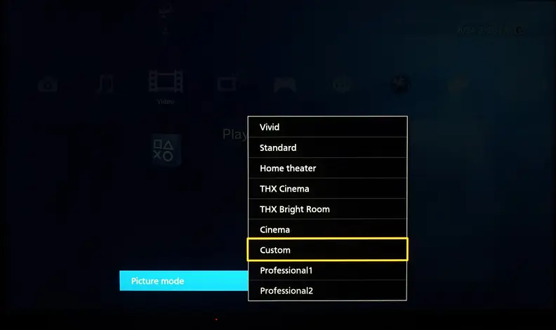 Panasonic-CX850-picture modes