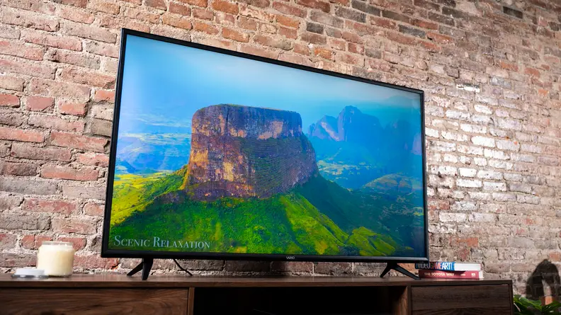 The 2021/2022 Vizio V-Series displaying 4K content in a living room setting