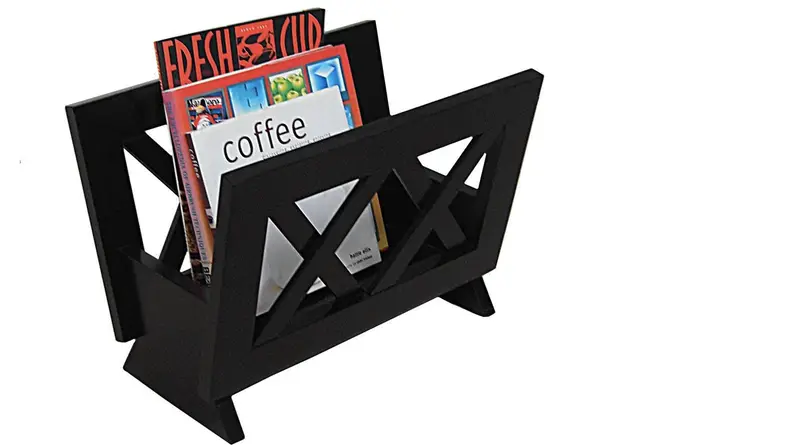 A small magazine holder