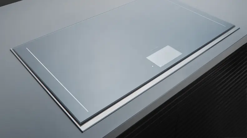 The Thermador Freedom induction cooktop looks sleek, and induction cooktops boil more quickly