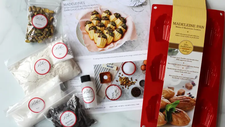 Each kit comes with ingredients, a recipe, and certain tools you may need.