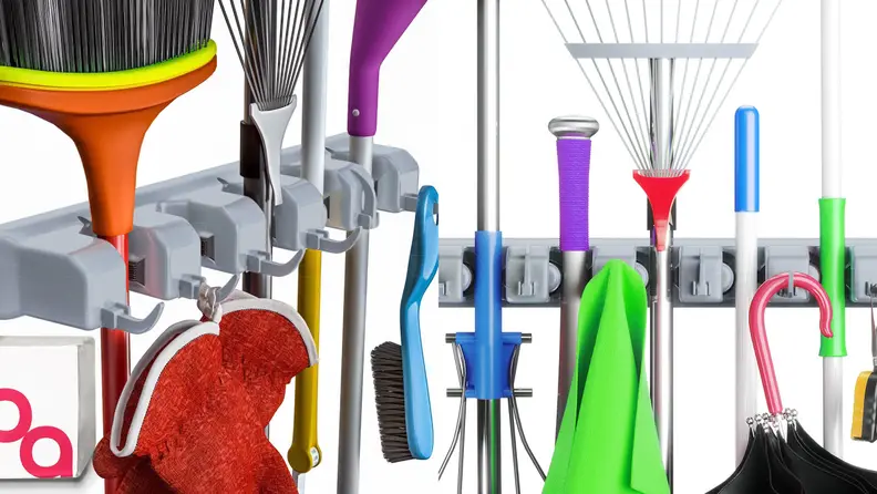 Berry Ave Broom Holder