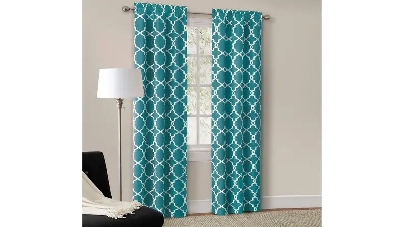 Window treatments add color and privacy