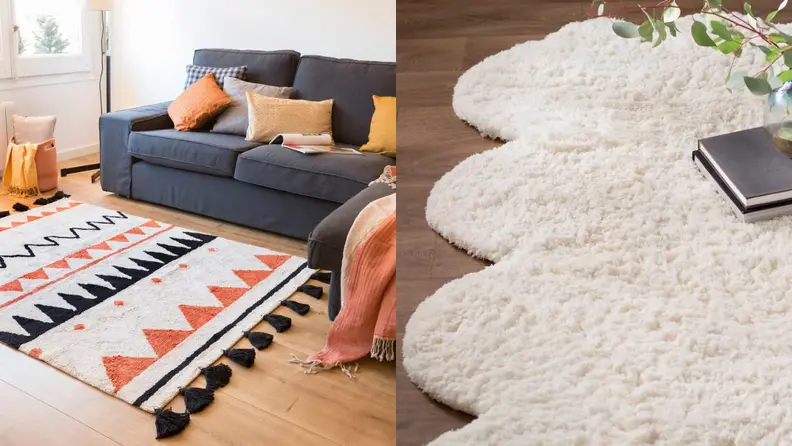 Change up the aesthetic of your room with a new rug.