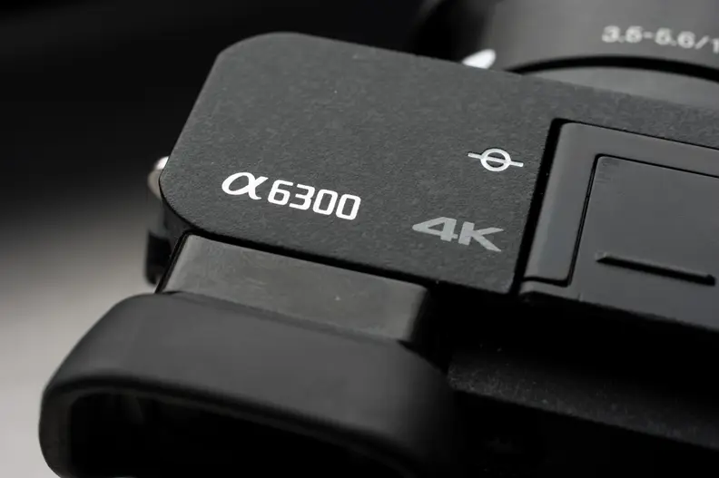 Photo of the A6300 name plate.