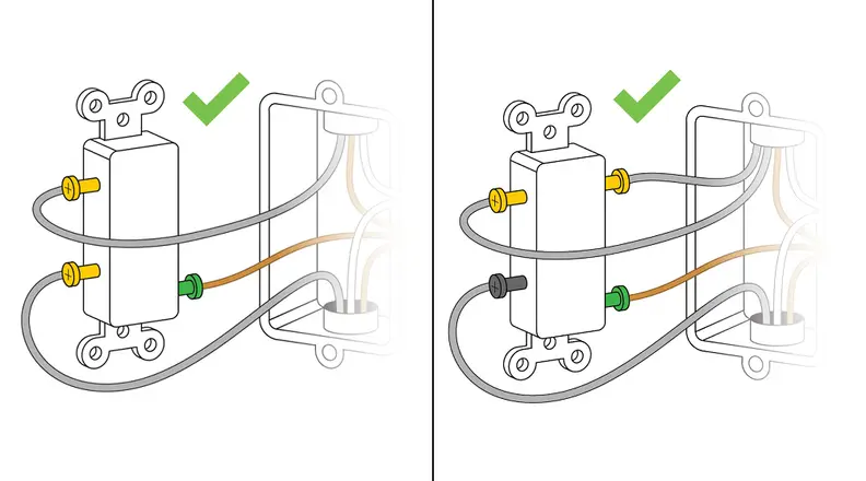 Single-pole versus Two-pole light switch